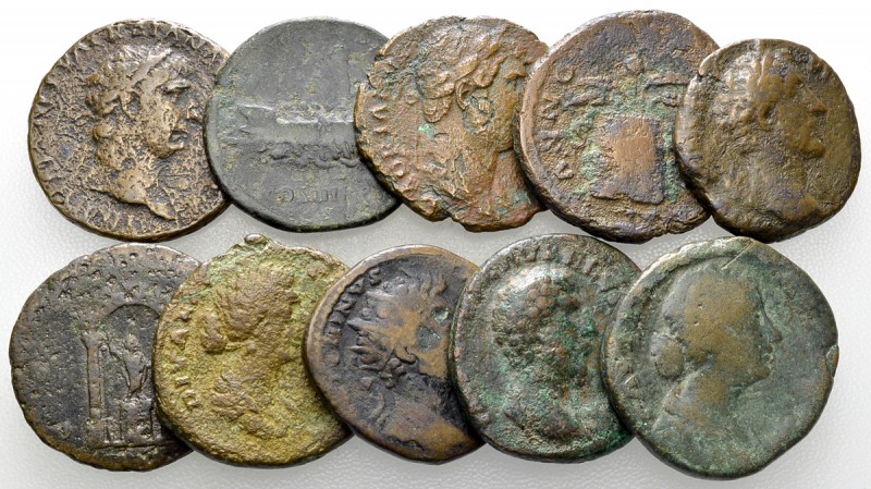 Lot of 10 Roman imperial middle bronzes 

Lot of ten (10) Roman imperial middl...