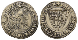 Napoli, Carlo II d'Angio' 1285-1309
Saluto d'argento, AG 3.26 g.
Ref : MIR 23 (NC)
Conservation : presque Superbe