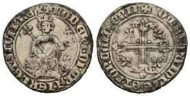 Napoli, Roberto d'Angio' 1309-1343
Gigliato, AG 2.84 g.
Ref : MIR 28
Conservation : coups sinon TTB