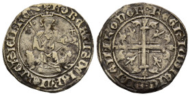 Napoli, Roberto d'Angio' 1309-1343
Gigliato, AG 3.63 g.
Ref : MIR 28
Conservation : TTB