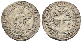 Napoli, Roberto d'Angio' 1309-1343
Gigliato, AG 3.95 g.
Ref : MIR 28
Conservation : presque Superbe