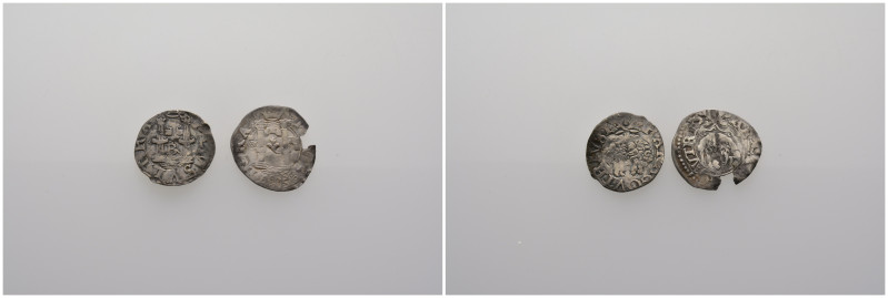 Napoli, Carlo V 1516-1556
Lot de 2 ex. de Cinquina, AG 0.6 g. 
Ref : MIR 151 (R)...