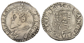 Napoli, Filippo II 1554-1598
Tari, AG 5.81 g.
Ref : MIR 161 (R)
Conservation : TTB