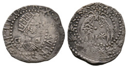 Napoli, Filippo III 1598-1621
1/2 Carlino o Zanetta, AG 0.9 g.
Ref : MIR 215 (R )
Conservation : TTB-SUP