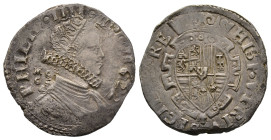 Napoli, Filippo IV 1621-1665
Tari, 1622, AG 5.9 g.
Ref : MIR 245/1 (R )
Conservation : presque Superbe