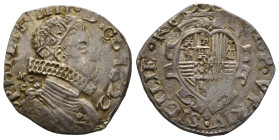 Napoli, Filippo IV 1621-1665
Tari, 1622, AG 5.89 g.
Ref : MIR 245/1 (R )
Conservation : TTB-SUP