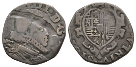 Napoli, Filippo IV 1621-1665
Tari, AG 3.90 g.
Ref : MIR 245
Conservation : rogné sinon B-TB