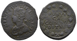 Napoli, Filippo IV 1621-1665
Pubblica, 1622, AE 15.11 g.
Ref : MIR 257 (R)
Conservation : TTB