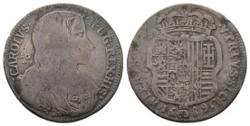 Napoli, Carlo II 1674-1700
Tari, 1689, AG 4.8 g.
Ref : MIR 299/2
Conservation : TB
