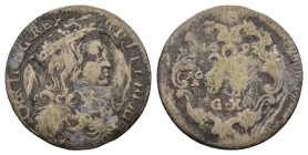 Napoli, Carlo II 1674-1700
Carlino, 1693, AG 1.8 g.
Ref : MIR 303/3
Conservation : rayures sinon B