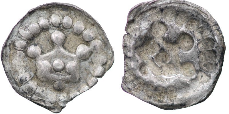 Estland Reval (Tallinn) under Danish rule, 1219-1346. AR Brakteat (11mm, 0.14g)....