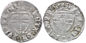 Deutscher Orden. Heinrich von Plauen 1410-1413. AR Schilling (21mm, 1.58g). Shield with cross / Shield with cross. Neumann 12a. Good Fine