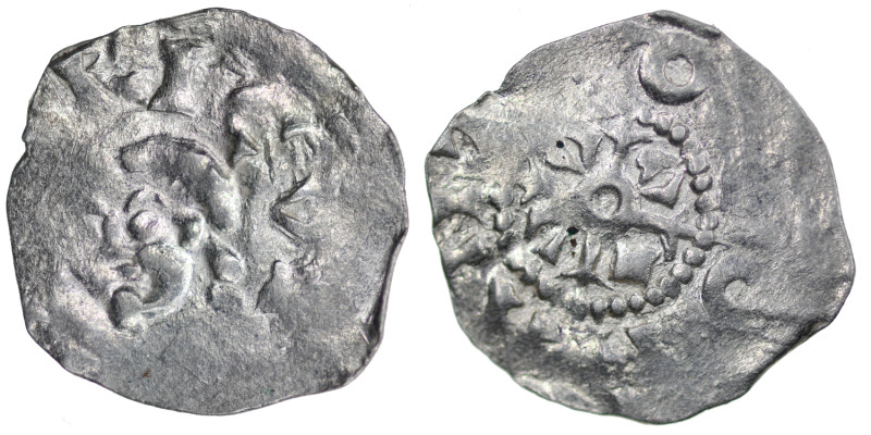Belgium. Lower Lorraine. Heinrich 1039-1056. AR Denar (18mm, 0.87g). Dinant mint...