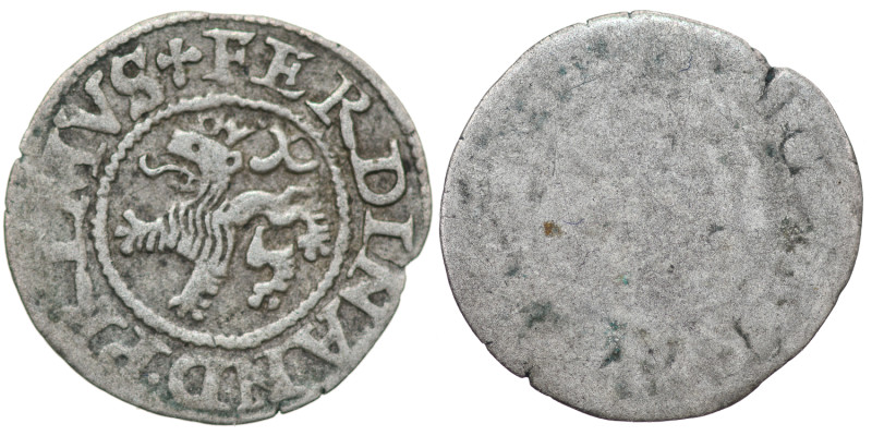 Austria. Kingdom of Bohemia. Ferdinand I, 1526-1564. 1 Pfennig (1⁄210), uniface ...