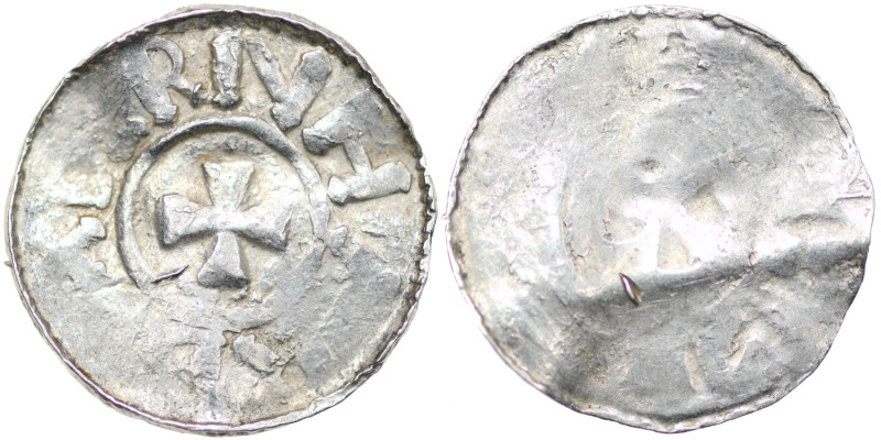 Germany. Duchy of Saxony. Bernhard I 973-1011. AR Denar (18.5mm, 1.07g). Bardowi...