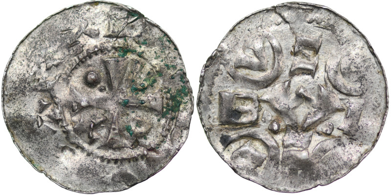 Germany. Anonymous emitter. Ca 1050-1060. AR Denar (18mm, 1.00g). Bardowick mint...
