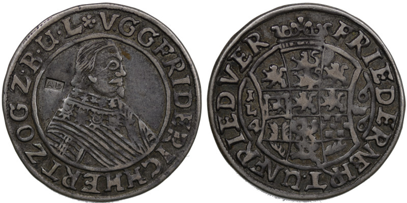 Germany. Braunschweig-Lüneburg-Celle. Friedrich 1636-1648. AR 1/2 Reichsort (1/8...