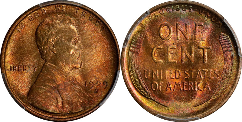 1909-S Lincoln Cent. MS-65 RB (PCGS).
PCGS# 2433. NGC ID: 22B4.

Estimate: $6...