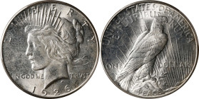 1926-S Peace Silver Dollar. MS-63 (PCGS).
PCGS# 7369. NGC ID: 257R.

Estimate: $150