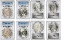 Lot of (4) Peace Silver Dollars. MS-61 (PCGS).
Included are: (2) 1922-D; and (2) 1926.

Estimate: $200