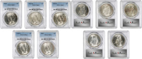 Lot of (5) Peace Silver Dollars. MS-62 (PCGS).
Included are: 1922-D; 1922-S; 1923-S; 1926; and 1935.

Estimate: $310