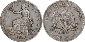 1876-S Trade Dollar. Type I/I. EF Details--Damage (PCGS).
PCGS# 7043. NGC ID: 253B.

Estimate: $250