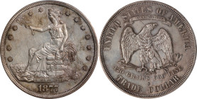 1877-S Trade Dollar. AU Details--Cleaned (PCGS).
PCGS# 7046. NGC ID: 253E.

Estimate: $300