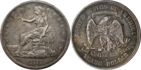 1877-S Trade Dollar. EF Details--Cleaning (PCGS).
PCGS# 7046. NGC ID: 253E.

Estimate: $350