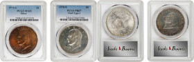 Lot of (2) Eisenhower Dollars. (PCGS).
Included are: 1971-S MS-65; and 1976-S Copper-Nickel Clad, Type I Reverse, Proof-67.

Estimate: $30