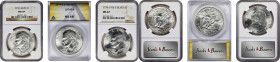 Lot of (3) Certified Gem Mint State Silver Clad Eisenhower Dollars.
Included are: 1973-S MS-67+ (NGC); 1974-S MS-68 (ANACS); 1976-S MS-67 (NGC).

E...