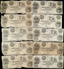 Lot of (10). Austin, Texas. Republic of Texas. 1830s-40s $20. Good to Fine.
Cr. A6. An assortment of ten $20 Republic of Texas notes. Damaged. All ha...