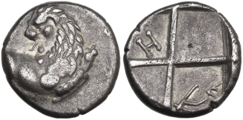 Continental Greece. Thrace, Chersonesos. AR Hemidrachm, c. 386-338 BC. Obv. Fore...
