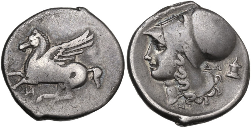 Continental Greece. Akarnania, Anaktorion. AR Stater, c. 320-280 BC. Obv. Pegaso...