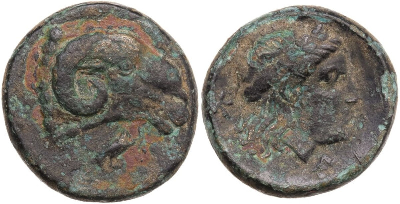 Greek Asia. Troas, Kebren. AE 20 mm, c. 387-310 BC. Obv. Ram’s head right; below...