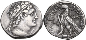 Africa. Egypt, Ptolemaic Kingdom. Ptolemy XII Neos Dionysos (80-58 and 55-51 BC). AR Tetradrachm, Paphos mint, dated year 9 (72-71 BC). Obv. Diademed ...