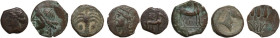 Punic. Multiple lot of four (4) unclassified AE coins. AE.