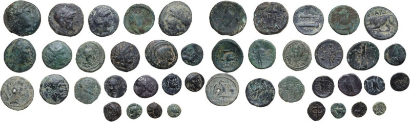 Greek World. Lot of 22 unclassified AE denominations; including: Kardia, Sestos,...