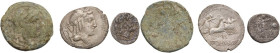 Roman Republic. Multiple lot of three (3) AR/AE coins. AR/AE. Interesting.