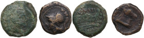 The Roman Republic. Lot of 2 unclassified AE denominations to be sorted. AE. Good F:F.
