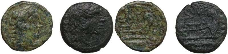 The Roman Republic. Lot of 2 unclassified AE denominations to be sorted. AE. Abo...