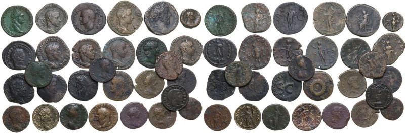 The Roman Empire. Multiple lot of twenty-nine (29) unclassified AE coins. AE.