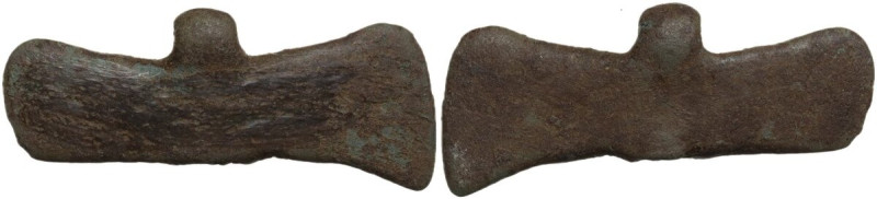 Bronze double-axe blade. Votive. 29x11 mm.