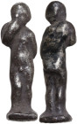 Silver votive figure of Arpokrates Roman period, 1st- 3rd century AD. 27 mm. 4.50 g.