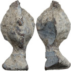 Lead weight in the shape of human head. Roman Period. 33 x 16 mm. 25.02 g.