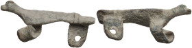 Bronze fibula in the shape of a dove. Roman, 1st-3rd cent. AD. 30 mm. 3.95 g.