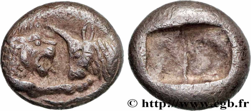 LYDIA - LYDIAN KINGDOM - CROESUS
Type : Tiers de statère 
Date : c. 550 AC. 
Min...