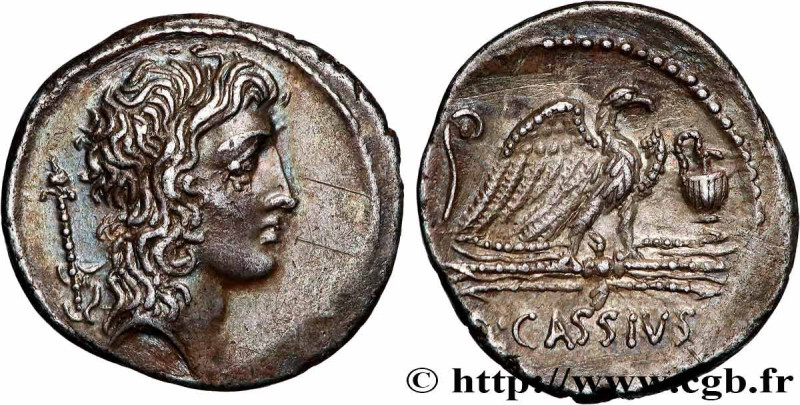 CASSIA
Type : Denier 
Date : 55 AC. 
Mint name / Town : Rome 
Metal : silver 
Mi...