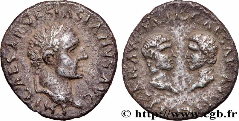 VESPASIAN, TITUS and DOMITIAN
Type : Denier 
Date : janvier - juin 
Mint name / ...