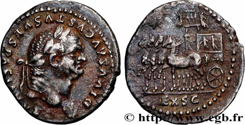 DIVUS VESPASIAN
Type : Denier 
Date : 79 
Mint name / Town : Rome 
Metal : silve...