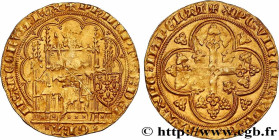 PHILIP VI OF VALOIS
Type : Écu d'or à la chaise 
Date : 10/04/1343 
Date : n.d. 
Metal : gold 
Millesimal fineness : 1000  ‰
Diameter : 26,5  mm
Orien...